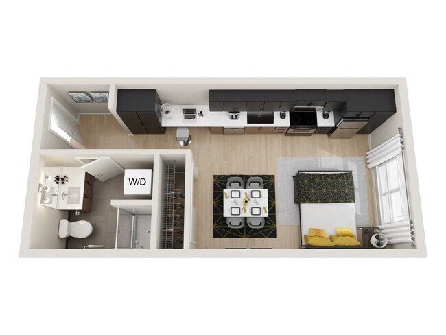 Studio D 709 floor plan